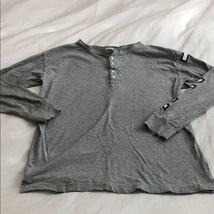 PINK Long Sleeve Henley